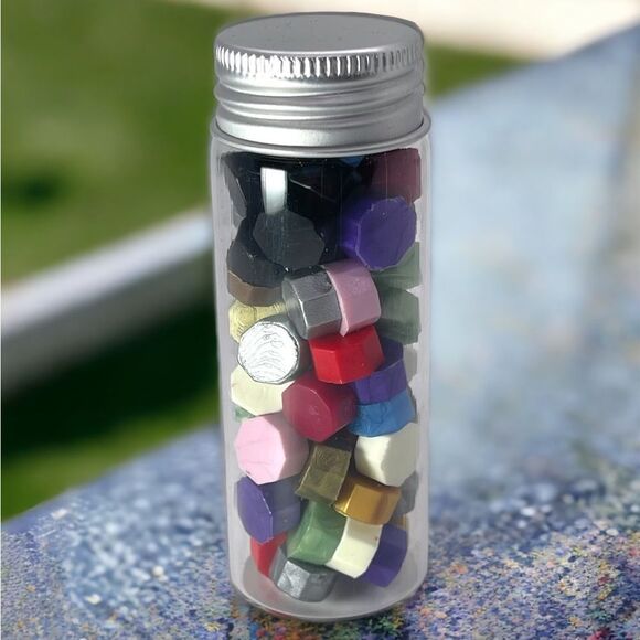 NWT Mixed Colors Wax Seal Beads - Picture 2 of 2